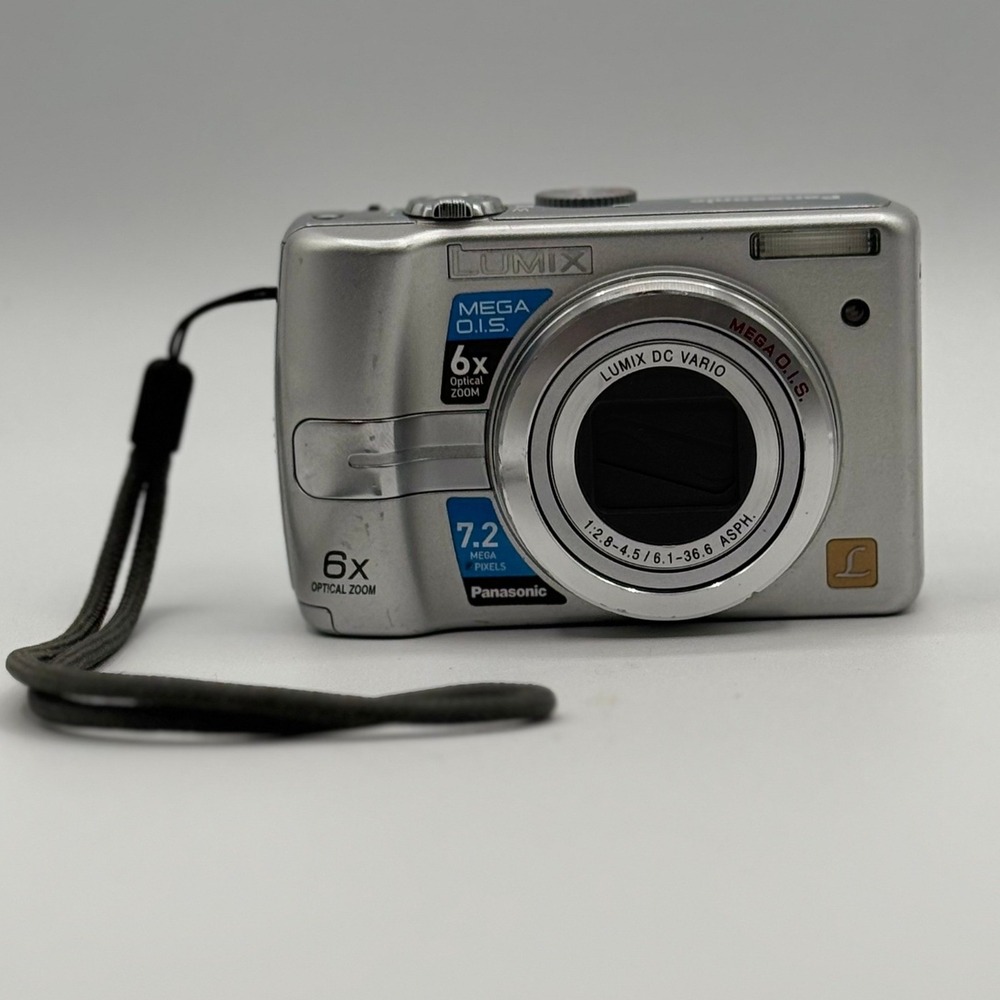Panasonic Lumix DMC-LZ7 Silver Digital Camera 7.2MP 6x Optical Zoom Tested